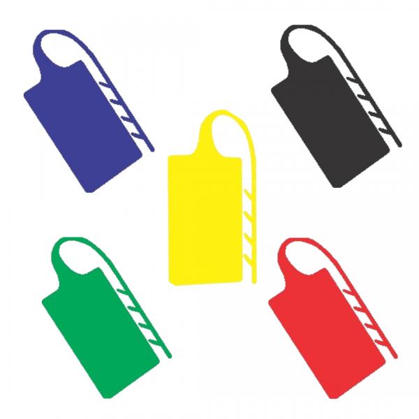 ETIQUETA/PLACA DE IDENTIFICAÇÃO - MARELAGO VERMELHO 100 UN