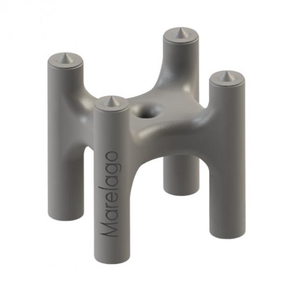 ESPAÇADOR CADEIRINHA 40MM KS-15/40 - 1000 PÇ PRETO