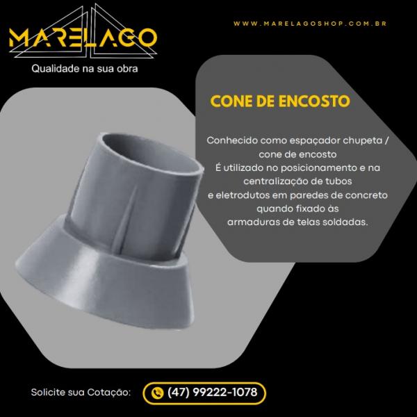 CONE FECHADO  3/4 PRETO 300 PÇ