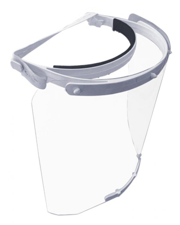 Máscara Proteção Facial Com Tiras Elásticas - Face Shield BRANCA 1 PÇ