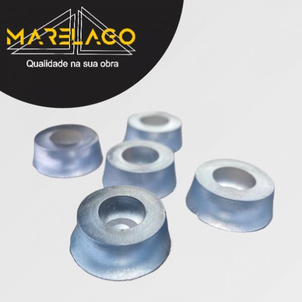 PEZINHO DE SILICONE ANTI-RUIDO - 27X10 TRANSPARENTE 50 PÇ