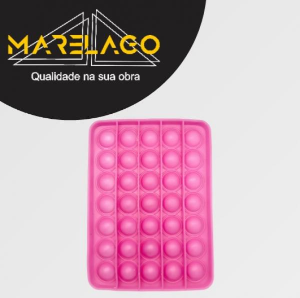 POP IT RETANGULAR - ANTI STRESS SENSORIAL POPIT COM INMETRO LARANJA 1 PÇ