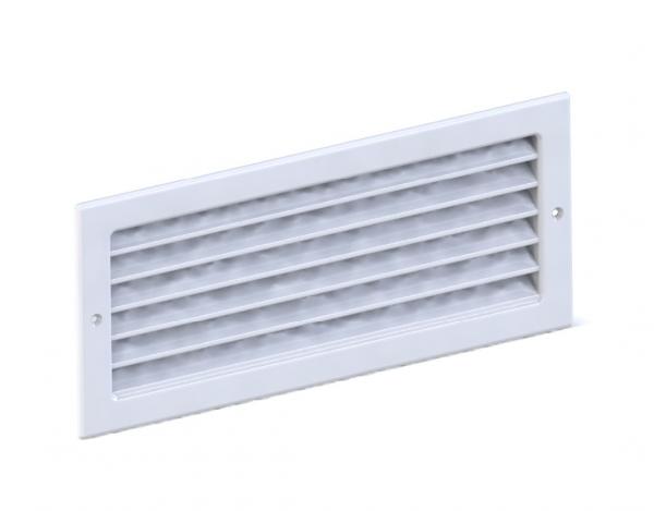 GRADE DE SAIDA DE AR RETANGULAR BRANCO 1 PÇ