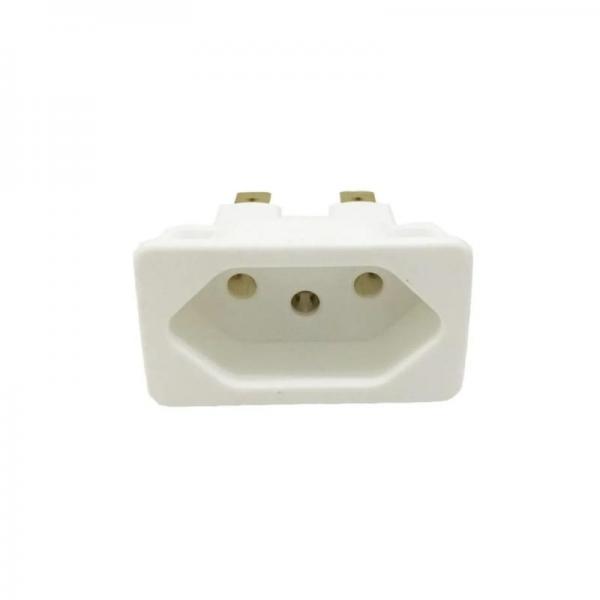 MÓDULO TOMADA MARGIRIUS - BRANCA BRANCO 1 PÇ