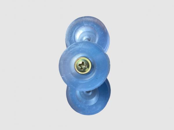 PEZINHO DE SILICONE ANTI-RUIDO - 20X5 TRANSPARENTE 50 PÇ
