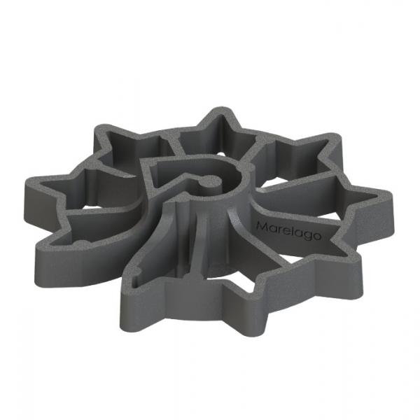ESPAÇADOR UNIVERSAL 30MM, 3,0 CM - ROSETA - 1000 PÇ PRETO