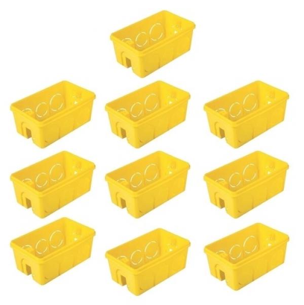 CAIXA 2X4 - MARELAGO AMARELO 10 PÇ