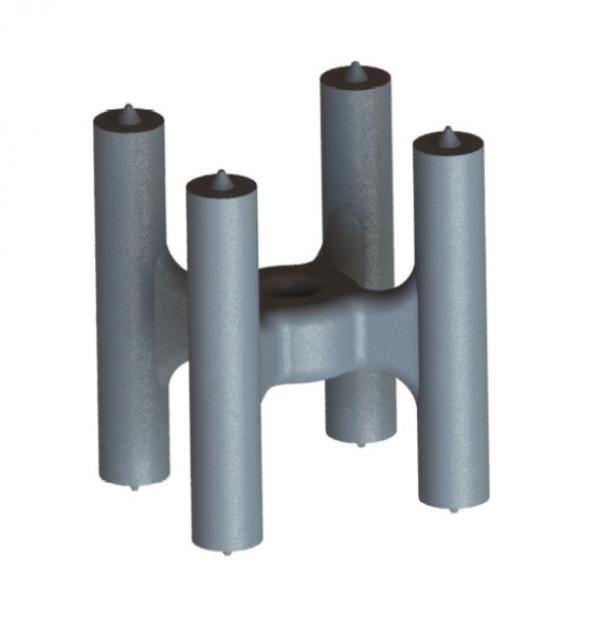 ESPAÇADOR CADEIRINHA 35MM KD-30/35 - 1000 PEÇAS PRETO 1000 PÇ