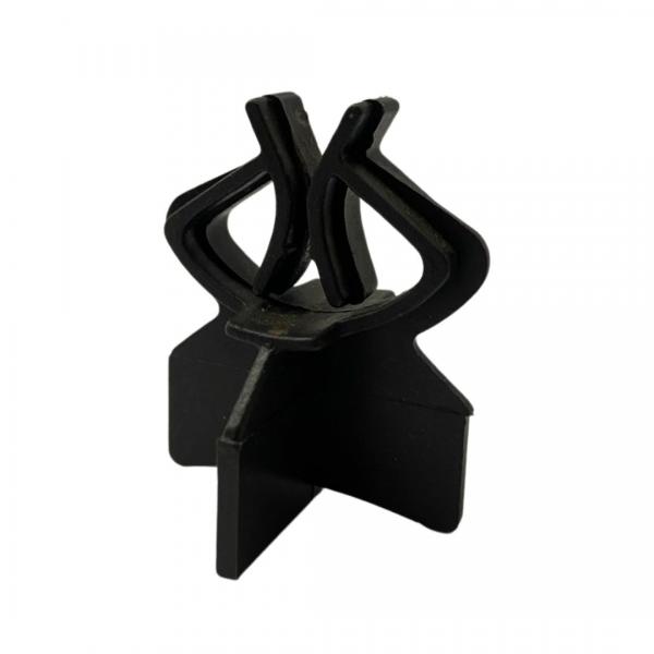 GR 20MM - GRAMPO UNIVERSAL PRETO 50 PÇ